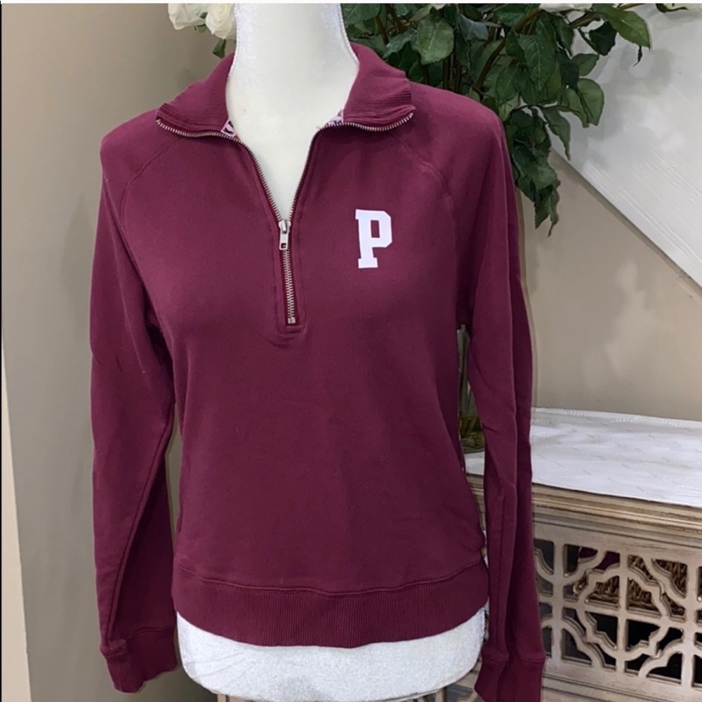 PINK Victoria’s Secret 1/4 Zip Sweatshirt